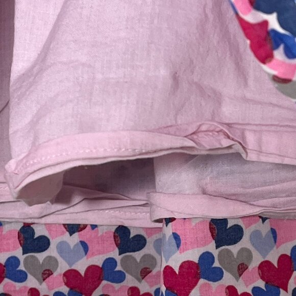 Gap Skirt Girls Medium 8 Kids Pull On Flare A Line Pink Blue Hearts Fall Casual - Picture 5 of 11